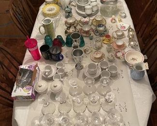 Great selection of vintage China