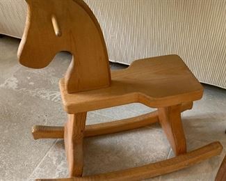 Wood Rocking Horse