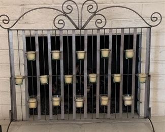 Votive Fireplace Screen