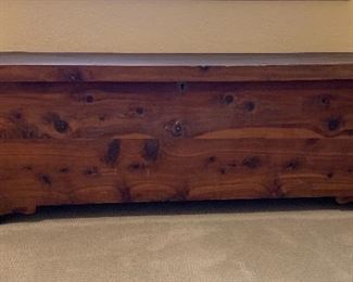 Vintage Cedar Trunk