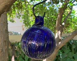 Yard Art Blown Glass