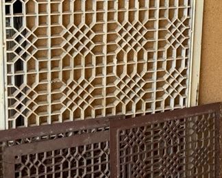 Vintage Metal Grates