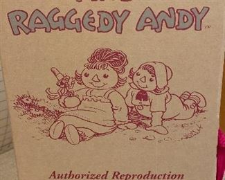 1998 Applause Raggedy Ann and Raggedy Andy 1930's Reproduction