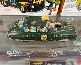 Marx Dick Tracy Tin Litho Squad Car