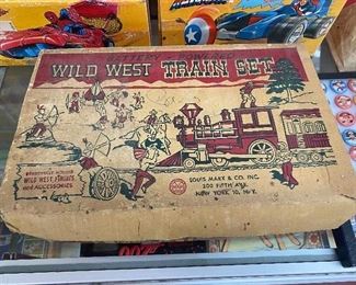 Marx Wild West Battery Operated Train Set with Box