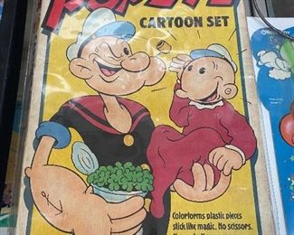 Colorforms Popeye Cartoon Set