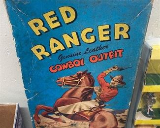 Red Ranger Cowboy Outfit (Box Only)