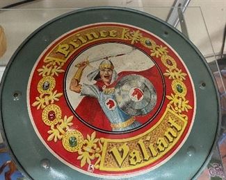 Prince Valiant Tin Lithograph Shield