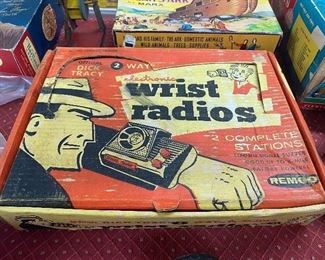 Remco Dick Tracy Wrist Radios Set in Box