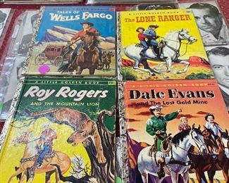 Western Themed Little Golden Books (Roy Rogers, Dale Evans, Wells Fargo and more)
