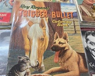 Roy Rogers' Trigger and Bullet Coloring Book