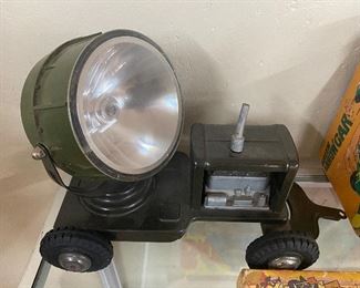 Pressed Steel and Plastic U.S. Searchlight (Lumar)