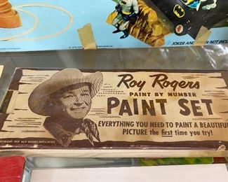 Roy Rogers Paint By Number Set