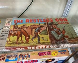Milton Bradley The Restless Gun Western Board Game