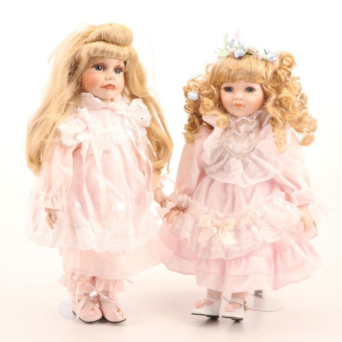 Hamilton Dolls "Heather" by Joke Grobben, and Marie Osmond "Madeleine" Doll
