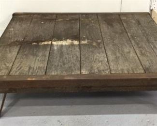 Antique Cast Iron Feed Store Pallet
