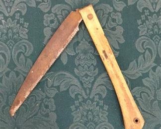 Antique Folding Limb Saw