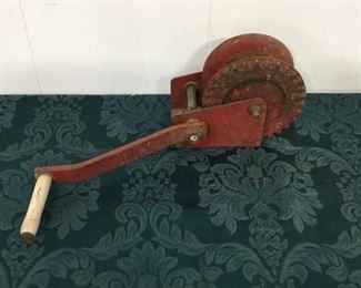 Antique Hand Winch