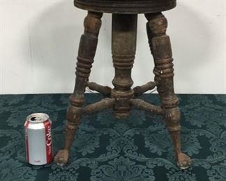 Antique Piano Stool