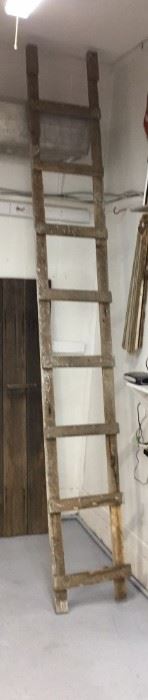 Primitive 12 foot Barn Ladder