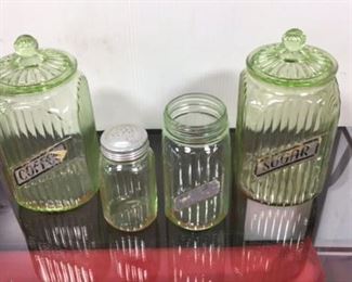 Vaseline decanters