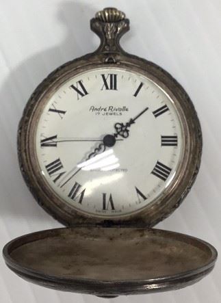 Antique Andre Rivalle Pocket Watch 17 jewels