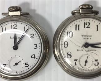 Antique Westclox pocket watches