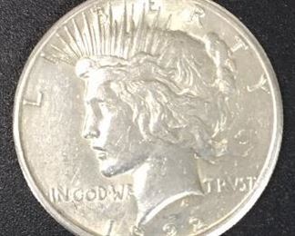 1922 Peace Dollar