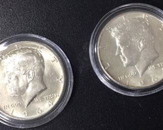 1964 Kennedy Half Dollars