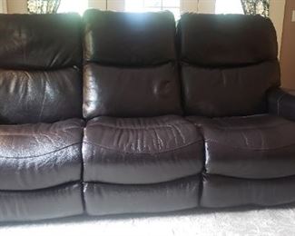 Lazy Boy Leather Recliner Sofa