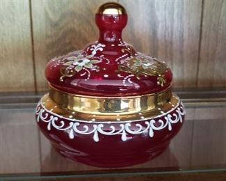 Made in Italy Covered Candy Dish