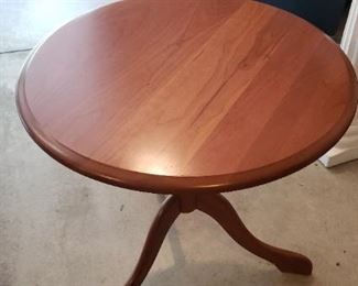 Cherry Round Side Table