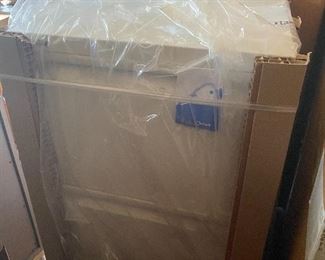 Container Store file cabinets new in boxes on wheels white and steel, 2 drawers & 3 drawers available