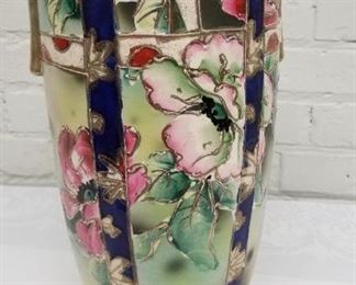 Delicate Japanese Moriage Vase