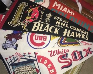 Vintage Sports Pennants