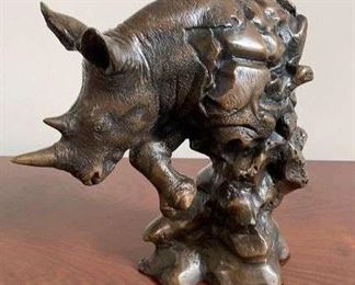 Rhino Sculpture 