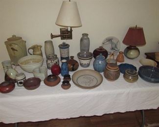 Nice collection of hand-crafted studio pottery