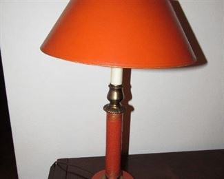 Leather toll lamp