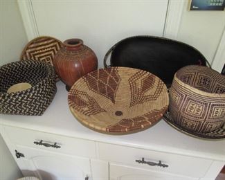 Hand crafted baskets