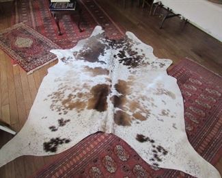 Large size cowhide rug