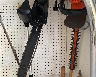 Chain saw, hedge trimmer