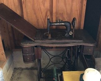 antique sewing machine