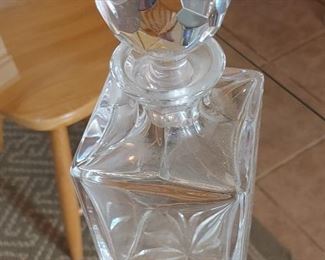 Leased crystal decanter