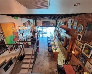 Loft Space with 100s of items of Artwork
