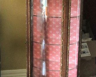 Curved Curio Cabinet