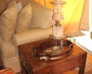 End Table, Table Lamp