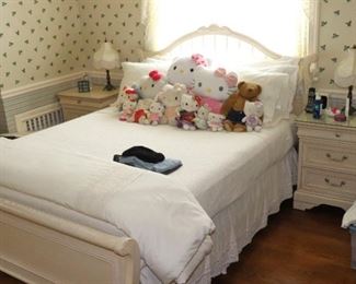 White Bedroom Set and Hello Kitty