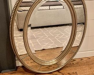 Restoration Hardware oval mirror