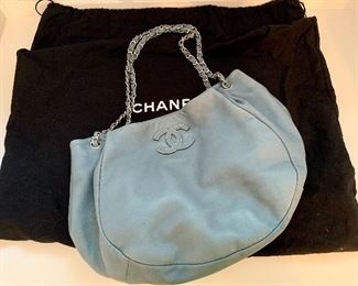 Chanel Blue Sensual CC handbag with dustbag