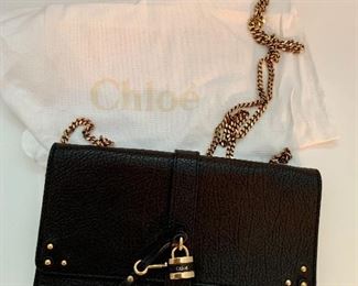 Chloe padlock wallet on chain
